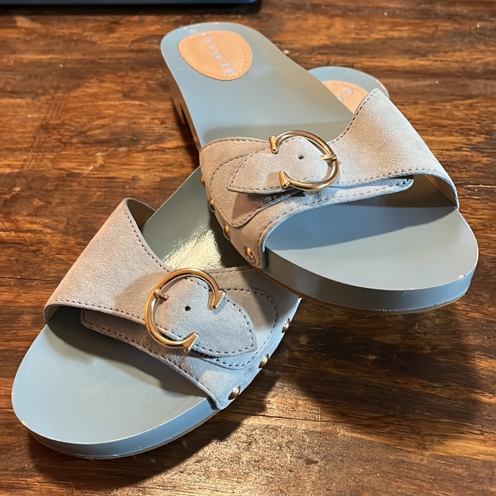 NWOT Coach Slides Sandals - size 10 - Picture 11 of 13